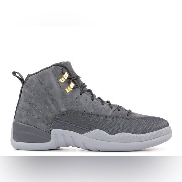 Grey RETRO Jordan 12’s - Picture 1 of 9